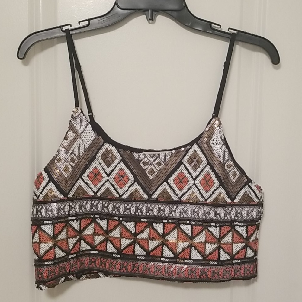 Wyldr Sequin Crop Top
